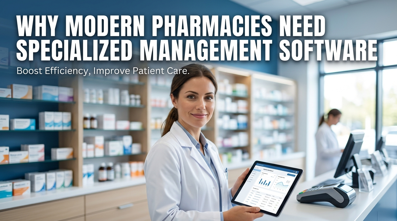 Why Modern Pharmacies Need Specialized Management Software